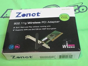 ZONET Wireless PCI Card Adapter- ZEW1605 - BOX - Picture 1 of 3