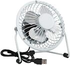 Mini Metal USB Fan Quiet Desk Cooling Fan Home Office-4 inches