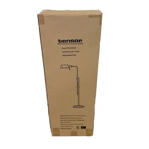 NEW VINTAGE Tensor Brass Mid Century Modern Adjustable Pharmacy Floor Lamp 34-50 - Picture 1 of 4
