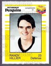 1987-88 Pittsburgh Penguins Kodak #11 Randy Hillier