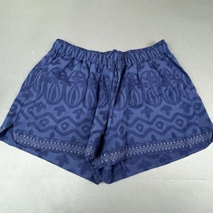 Vineyard Vines Shorts AOP All OVer Print Womens Small Blue Cotton Blend Summer - Picture 1 of 8