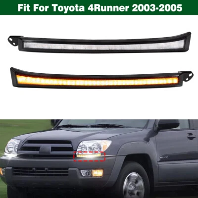 Luz de señal de giro marcador lateral LED DRL para Toyota 4Runner 2003-05 Foto 1 de 4