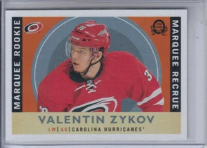 17/18 OPC Carolina Hurricanes Valentin Zykov Marquee Rookie Blank Back RC card - Picture 1 of 2