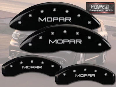 2001 - 2006 年克莱斯勒 Sebring 前后黑色 MGP 刹车盘卡钳盖 Mopar — 第 1/4 张图片