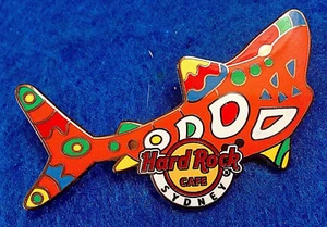 PIN DE SYDNEY AUSTRALIA ARTE ABORIGEN PINTURA TIBURÓN VIDA SILVESTRE SERIE Hard Rock Café - Imagen 1 de 1