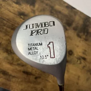 Vintage Jumbo Pro 1 Golf Driver 10.5* Titanium Graphite Firm Flex 44.5” Tour - Picture 1 of 21