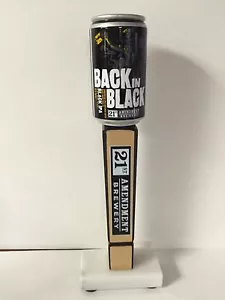 21st Amendment Brewery Back In Black Tap Handle Black IPa Knob VGC (Mint) & F/S - Picture 1 of 7