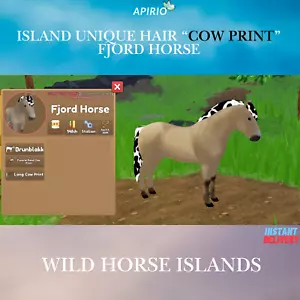 Wild Horse Islands 🤍IUH Cow Print Fjord Horse🖤 SOFORTLIEFERUNG! - Bild 1 von 1