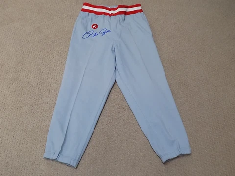 Pete Rose Game Worn Signed 1978 Tour of Japan Road Pants Cincinnati Reds Cover
