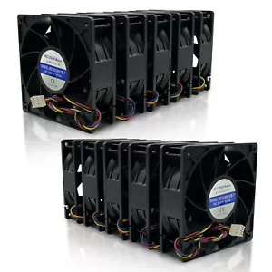 10x Bitmain Antminer 6000 RPM Cooling Fan S19 L3+ S17 Pro S19 Pro S19j S19j Pro