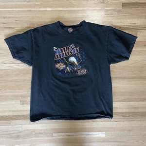 Vintage Gator Harley Davidson Tshirt Leesburg Florida Y2K XXL schwarz 2002 - Bild 1 von 8