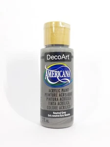 DecoArt Americana Acrylfarbe 59ml verschiedene Farben DA095 Neutral Grey - Bild 1 von 1