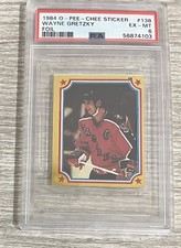 1984-85 O-Pee-Chee Album Stickers Wayne Gretzky #138 HOF Foil PSA 6 EX-MT G10