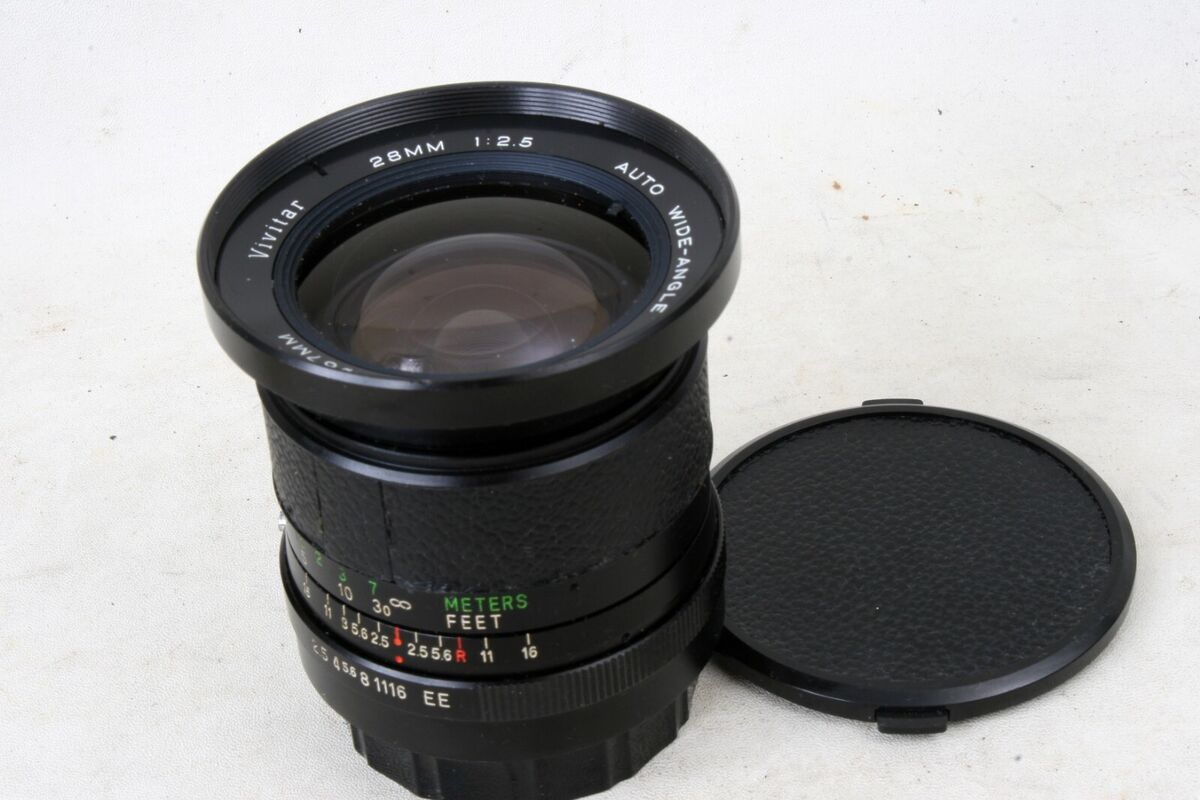 Vivitar Camera Lenses 28mm Focal f/2.5 Maximum Aperture for Vivitar Camera Lenses 28mm Focal f/2.5 Maximum Aperture for