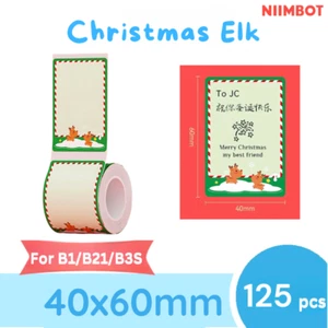 Niimbot Thermal Label Sticker For B1/B21/B3S White / Colour / Christmas / Circle - Picture 1 of 34