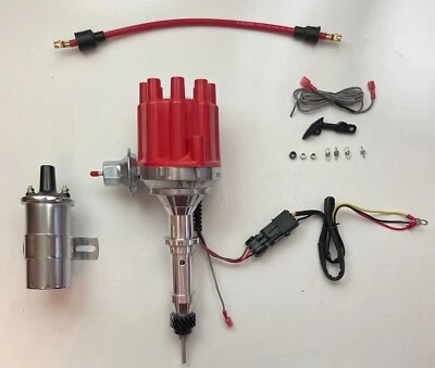 INTERNATIONAL SCOUT ROJO hembra CAP HEI Distribuidor 392 345 304 266 + BOBINA CROMADA Foto 1 de 4