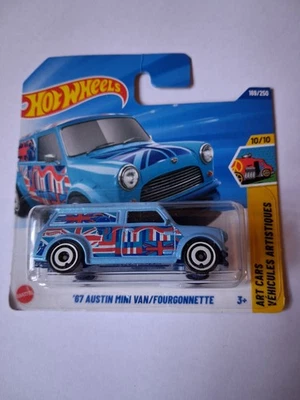 Hot Wheels '67 Austin Mini van/fourgonnette, NEW, 1:64 - Immagine 1 di 2