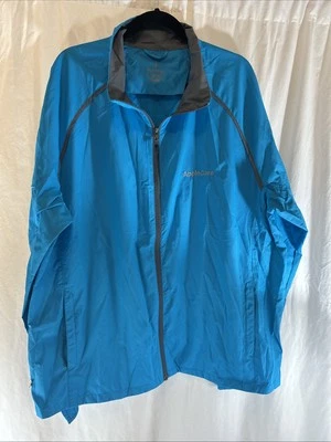 Apple Care Employee Turquoise Windbreaker Jacket Apple Logo Size 2XL NWOT - Image 1 of 4