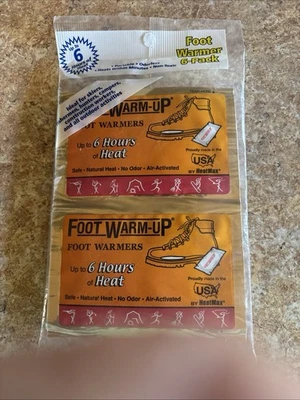 HeatMax HotHands Foot Warm Up 6-Pack NEW - Image 1 of 2