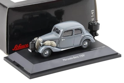 1:43 Schuco Mercedes 170V Wood Gasifier Grey/Black - Image 1 of 3