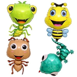 Insect Animal Balloons Bee Gecko Ant Mantis Foil Mylar Balloon for Baby Shower - Picture 1 of 8
