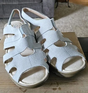 Skechers Stylin Wedge Heel Memory Foam Mint  Sandals Womens Size 10 - Picture 1 of 7