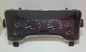OEM Jeep Wrangler TJ White Needle Gauge Cluster 97-02 4.0L Tested- 392,608 Miles - Picture 1 of 7