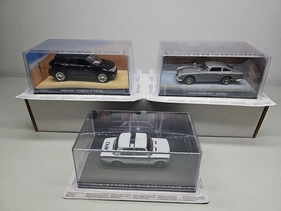 GE Fabbri 1/43 James Bond Aston Martin, Ford Edge y Vaz2106. Lote de 3 coches Foto 1 de 4