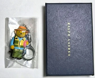 Ralph Lauren Polo Bear Fishing Bag Charm Key Ring W/Box Unused U4 - Image 1 of 4