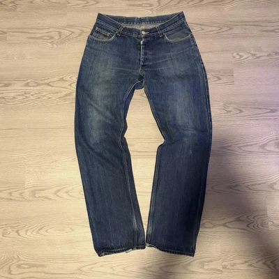 Pantalones de mezclilla Gucci con ribete para hombre 48 (se adapta a 30x30) rectos hechos en Italia diseñador Foto 1 de 4