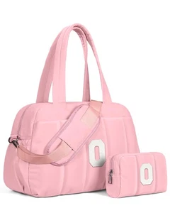 Duffle Bag for Travel, Weekender Bags for Women,Initial Overnight Bag with We... - Picture 1 of 7