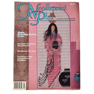 Needlepoint Plus Juni 1993 Magazin Muster Josie An Indian Maiden - Bild 1 von 4