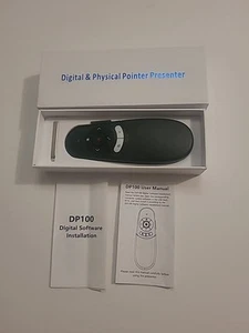 Physical And Digital Pointer Clicker Remote For Presentations w/ Laser Open Box - Picture 1 of 7
