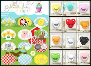 12 PACK Honeybug MAGNETIC reborn doll PACIFIER Newborn Barnyard FARM sprinkles - Picture 1 of 1