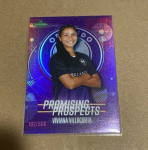 2022 Parkside NWSL Collection Viviana Villacorta Purple Promising Prospects /500 - Picture 1 of 2