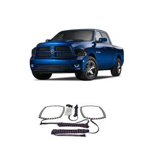 Bright Blue Angel Eye Fog Light Halo kit for Ram 1500 13-14 - Foto 1 di 3