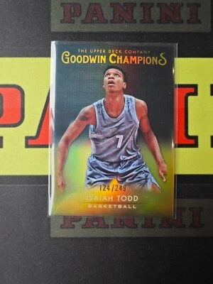 2021 Upper Deck Goodwin Champions Isaiah Todd /249 - Image 1 of 2