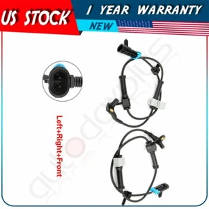 Pair Front ABS Wheel Speed Sensor For ChevySilverado GMC Sierra 2500 HD 3500 HD - Picture 1 of 12