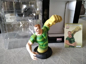 MARVEL - BUSTE de collection - SPIDERMAN - L HOMME SABLE # 33 + fascicule - Picture 1 of 5