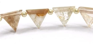 AAA Quality 11 Piece Natural Imperial Topaz Faceted Trillion Shape 11x11-14x14MM - Bild 1 von 4