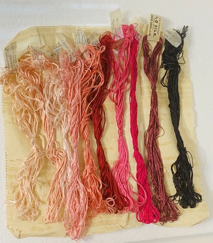 10 Skeins Antique FILO FLOSS Silk Embroidery Floss ~ JAPAN Cover