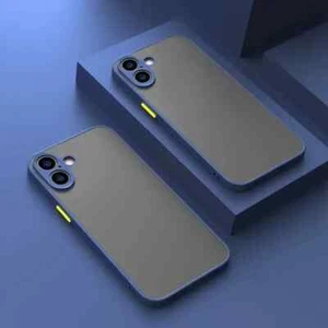 Fashion Skin Feel Mobile Phone Case for iPhone 16 - BLUE - Picture 1 of 1