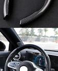 Car Steering Wheel Booster Cover Non-Slip Carbon Fiber Look Interior Accessories