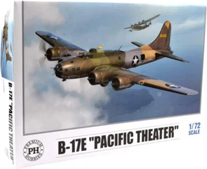 Premium Hobbies B-17E "Pacific Theater" 1:72 Plastic Model Airplane Kit 141V - Picture 1 of 5