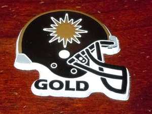 DENVER GOLD Vintage USFL RUBBER Football FRIDGE MAGNET Standings Board broncos - Picture 1 of 1