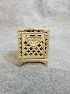 Kenton Brand Metal Penny Bank, little over 3 1/2 inches tall. - Picture 1 of 6