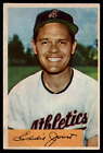 1954 Bowman #35B Eddie (Joost Quiz Answer is 33) Philadelphia Athletics MLB