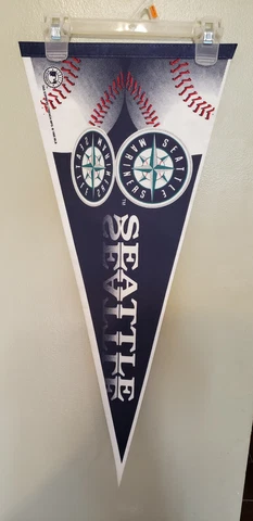 SEATTLE MARINERS MLB FELT PENNANT WITH HOLDER 11/28/21 Cover