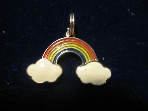COLGANTE ARCO IRIS EN PLATA ESTERLINA .925 CON CADENA GRATUITA 24 - Imagen 1 de 3