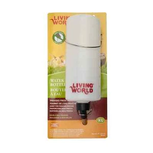 Living World Plastic water Bottle 32 oz with Stainless Steel Spout. Leakproof - Picture 1 of 1
